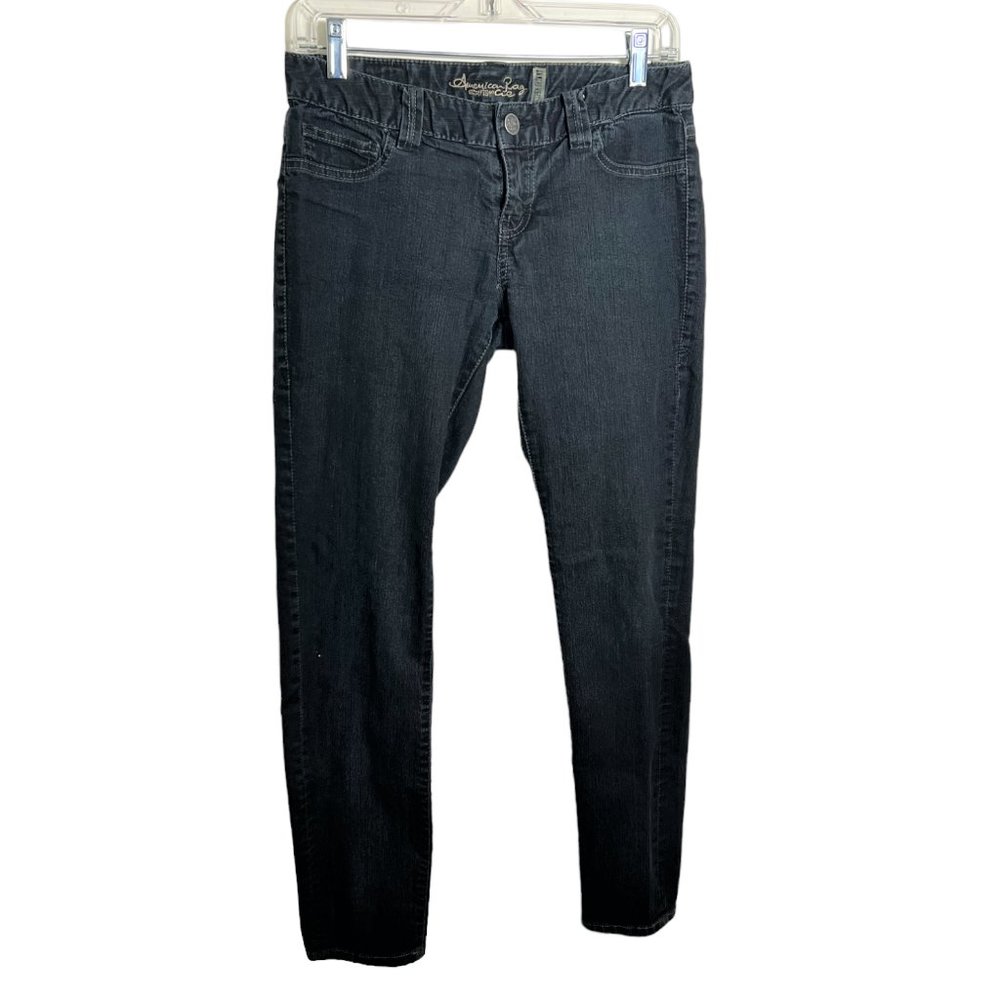 Vintage Women's American Rag Super Skinny Black Jeans, Size 9-S